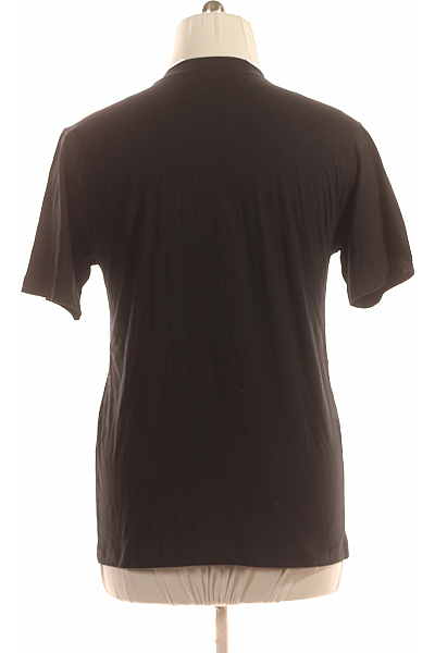 Jednoduché Pánské Tričko Černé Schiesser Vel. M