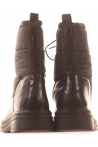 Lazamani Dámské Boty Kožené Černé Vel. 42