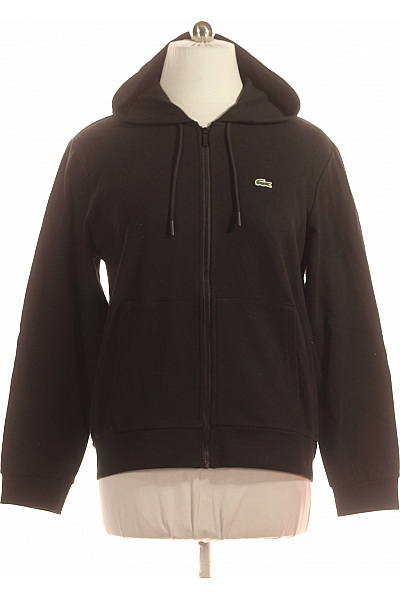 Pánská Mikina Černá LACOSTE Vel. XL Pánská Mikina Černá LACOSTE Vel. XL