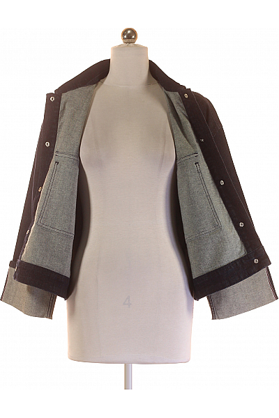 Dámská Bunda Modrá Vel. 36