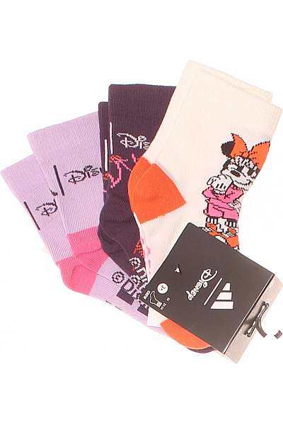 DISNEY Ponožky Barevné Outlet Vel. 22-24 DISNEY Ponožky Barevné Outlet Vel. 22-24