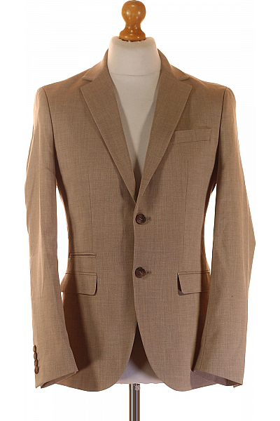 Pánské Sako Béžové SELECTED Second hand Vel. 46