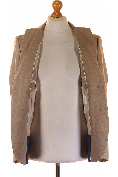 Pánské Sako Béžové SELECTED Second hand Vel. 46