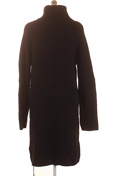  Šaty Pletené Černé DRYKORN