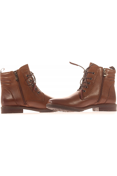 MARCO TOZZI Dámské Boty Kožené Hnědé Vel.  41