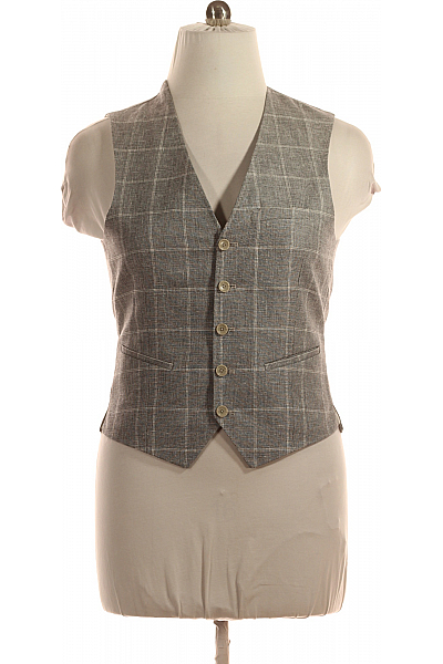 CLUB Of GENTS Pánská Vesta Šedá Vel.  48