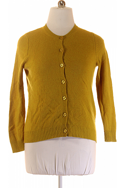 Dámský Cardigan Vlněný Žlutý Christian Berg Vel. 44 Dámský Cardigan Vlněný Žlutý Christian Berg Vel. 44