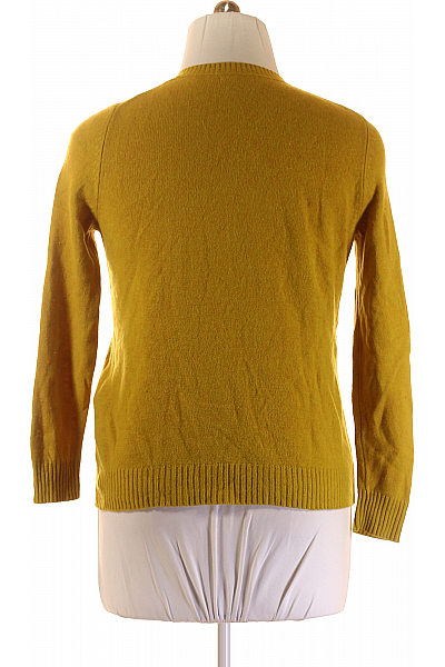 Dámský Cardigan Vlněný Žlutý Christian Berg Vel. 44