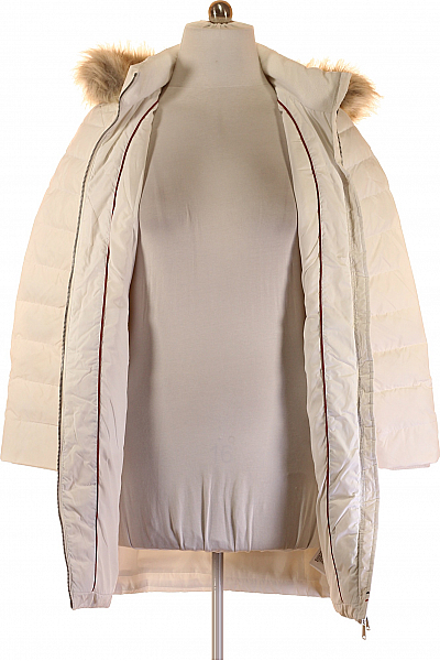 Zimní Dámská Bunda Bílá TOMMY HILFIGER Vel. L