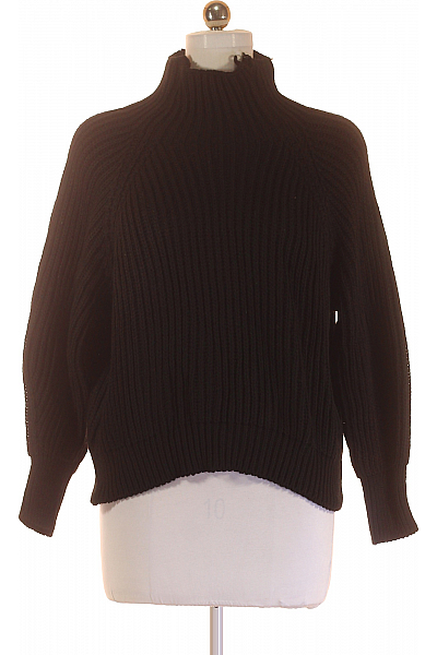 Dámský Svetr Vlněný Černý Second Hand