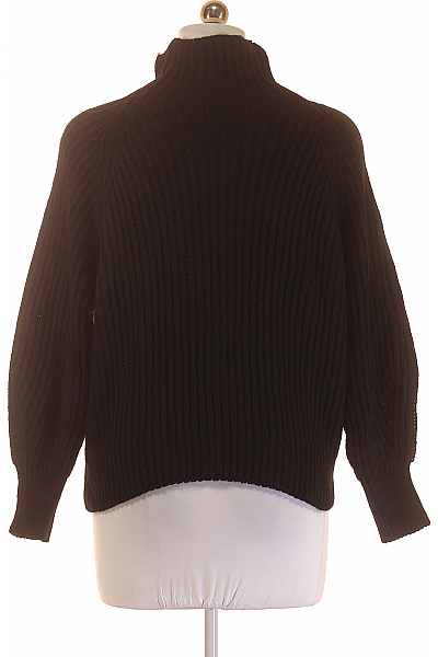 Dámský Svetr Vlněný Černý Second hand