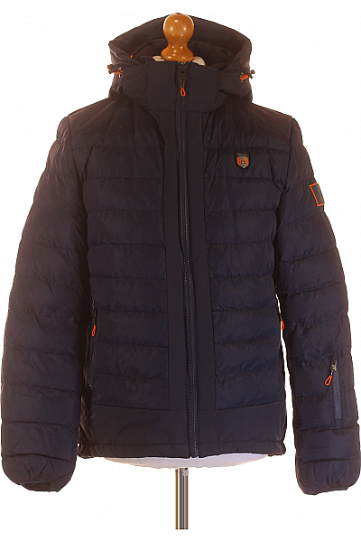 Prošívaná Pánská Bunda Modrá Vel. S