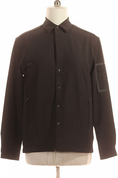 Pánská Košile Černá Hugo Boss Vel. M