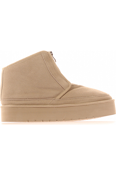 Pánské Kotníkové Boty Kožené Béžové Vel. 44