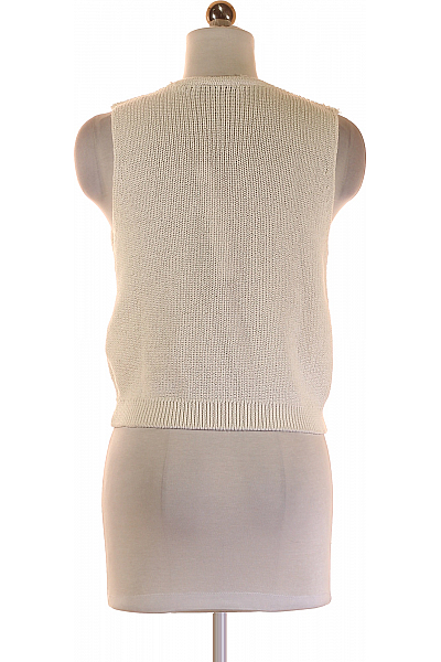 MANGO Dámská Vesta Bílá Second hand Vel.  S