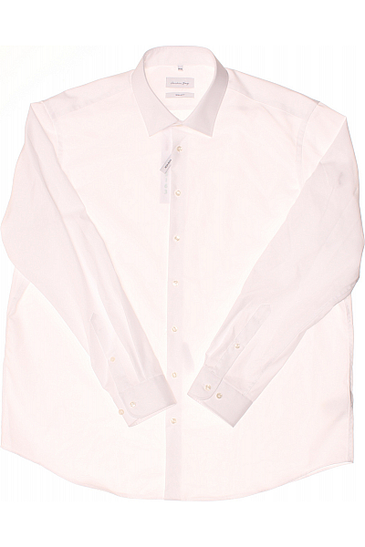 Pánská Košile Bílá Christian Berg Vel. 45-46