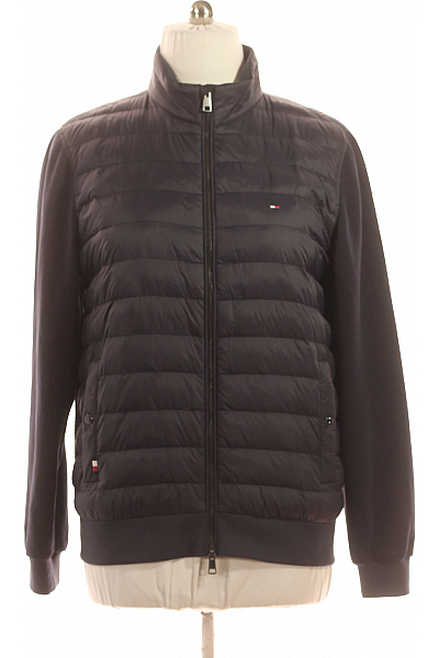 TOMMY HILFIGER Pánská Přechodné Bundy Modrá Vel. XL