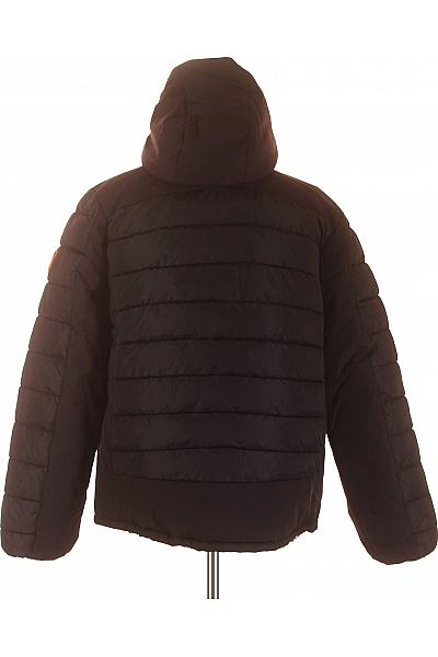 Prošívaná Pánská Bunda Černá Second hand Vel. M