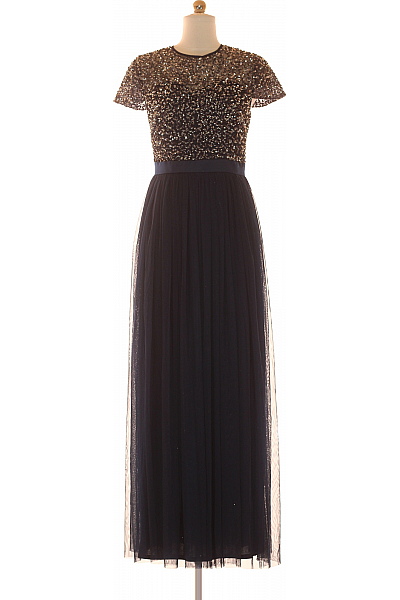 Šaty Modré MAYA  Deluxe Vel.  38