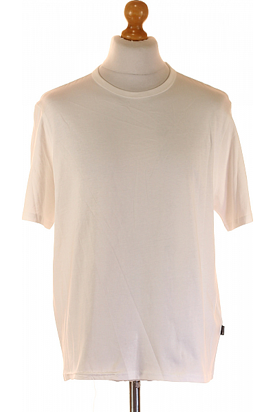 Jednoduché Pánské Tričko Bílé REVIEW Vel. S