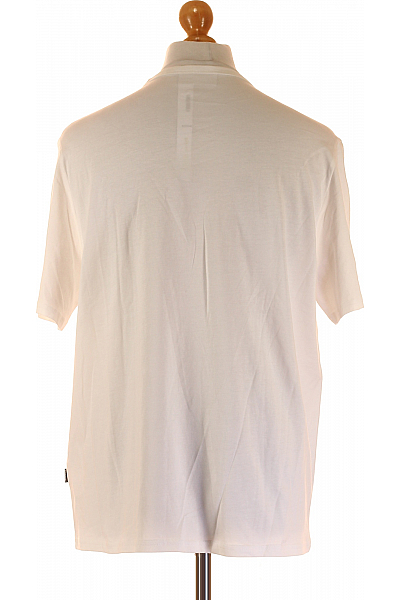 Jednoduché Pánské Tričko Bílé REVIEW Vel. S