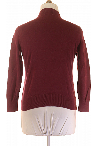 Dámský Pulovr Vínový Vel. XL