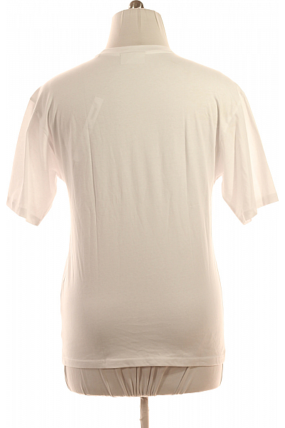 Pánské Tričko s Potiskem Bílé REVIEW Vel. M