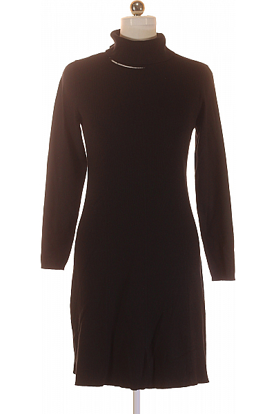 Šaty Pletené Černé COMMA  Šaty Pletené Černé COMMA