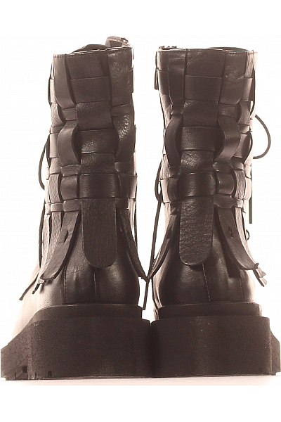 Dámské Boty Kožené Černé Inuovo Vel.  39