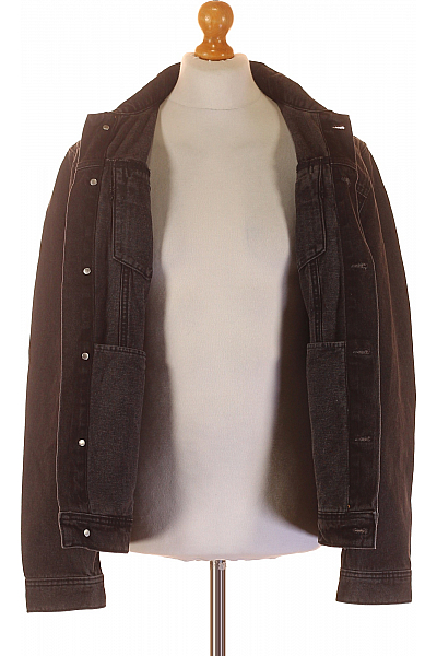 Džínová Pánská Bunda Černá JACK & JONES Vel. L