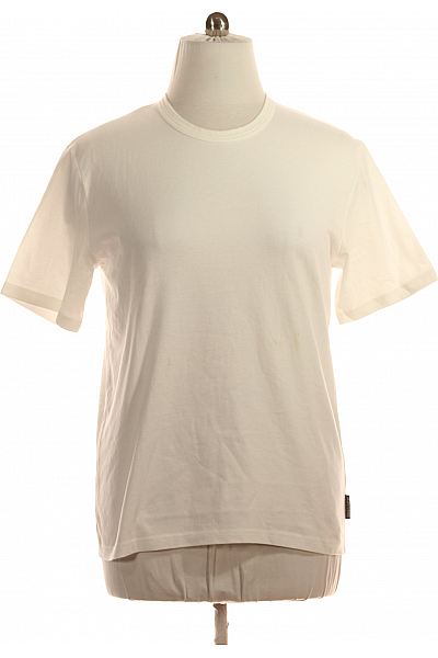 Jednoduché Pánské Tričko Bílé Marc O´Polo Vel. L