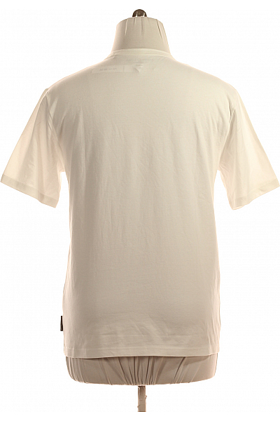 Jednoduché Pánské Tričko Bílé Marc O´Polo Vel. L