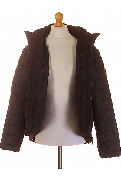 Pánská Bunda Černá Second hand Vel. M