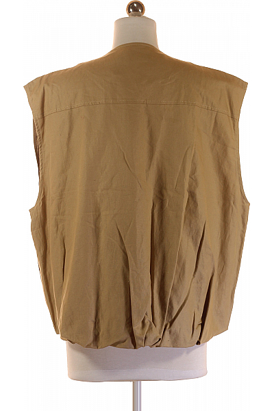 Jake*s Kratká Dámská Vesta Béžová Second hand Vel. XS