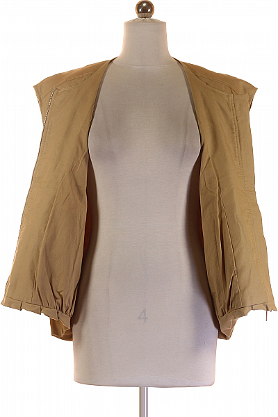 Jake*s Kratká Dámská Vesta Béžová Second hand Vel. XS