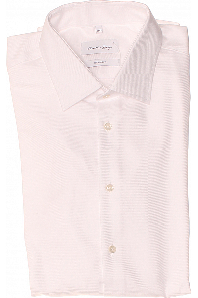 Pánská Košile Bílá Christian Berg Second Hand Vel. 41/42