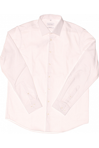 Pánská Košile Bílá Christian Berg Second hand Vel. 41/42