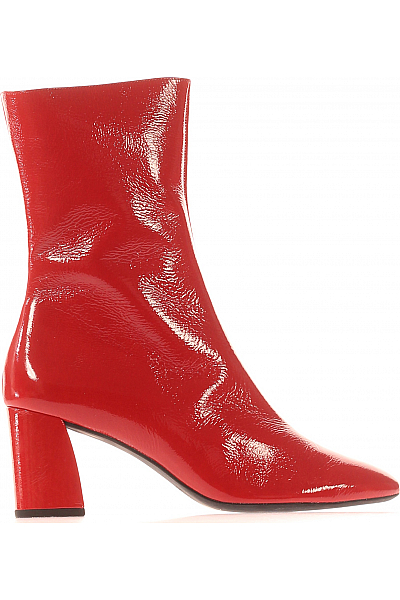 Dámské Boty Kožené Červené Hogl