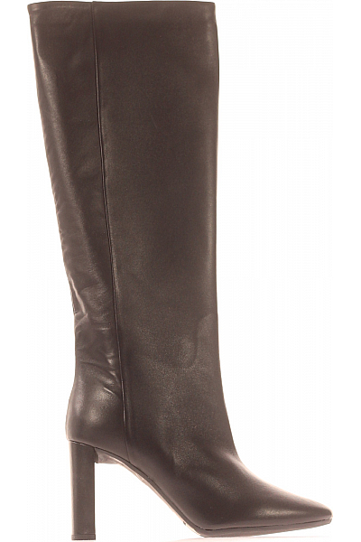 Dámské Boty Kožené Černé Vel. 36