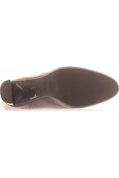 Dámské Boty Kožené Černé Vel. 36