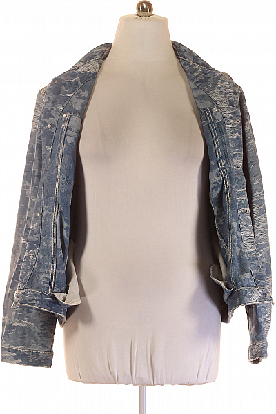 Džínová Pánská Bunda Bavlněná Modrá 