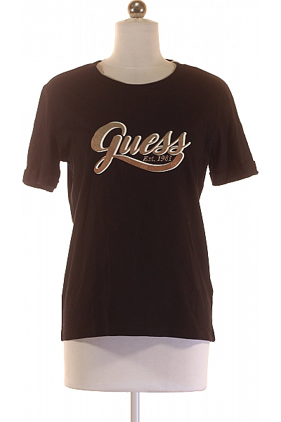 Guess Dámské Tričko S Potiskem Černé Vel. S