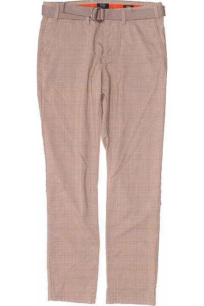 MC NEAL Pánské Chino Kalhoty Béžové Second Hand Vel. 50