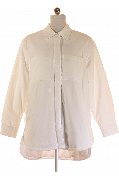 Dámský Kabát Bílý Peek & Cloppenburg Vel. 40 Dámský Kabát Bílý Peek & Cloppenburg Vel. 40