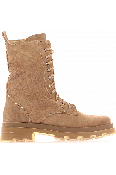 Dámské Workery Kožené Béžové Inuovo Vel. 41