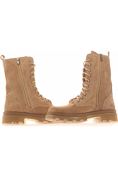 Dámské Workery Kožené Béžové Inuovo Vel. 41