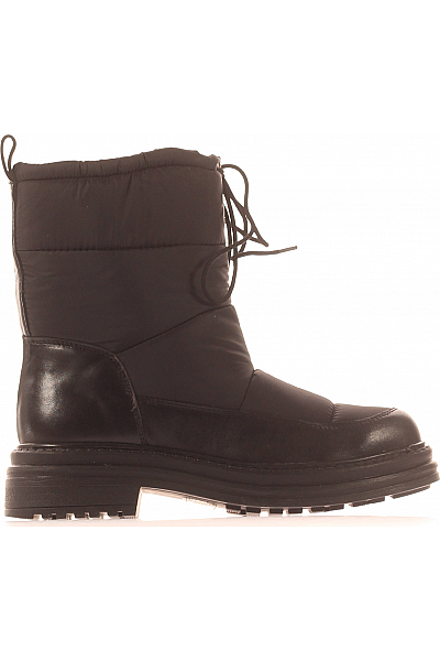 Lazamani Dámské Boty Kožené Černé Vel. 37