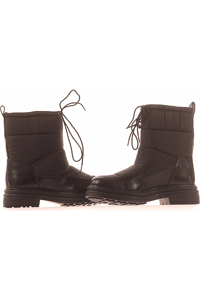 Lazamani Dámské Boty Kožené Černé Vel. 37