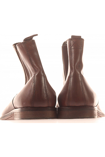 Pánské Boty Kožené Hnědé Vel.  48