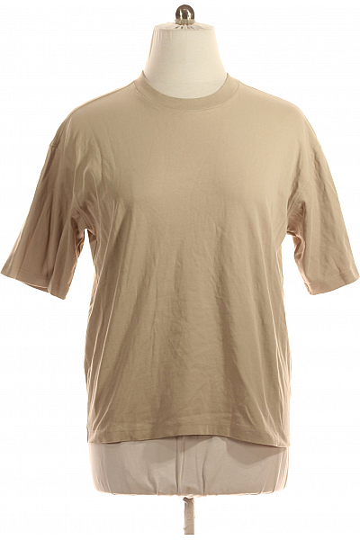 Jednoduché Pánské Tričko Béžové Jake*s Second Hand Vel. XL Jednoduché Pánské Tričko Béžové Jake*s Second Hand Vel. XL